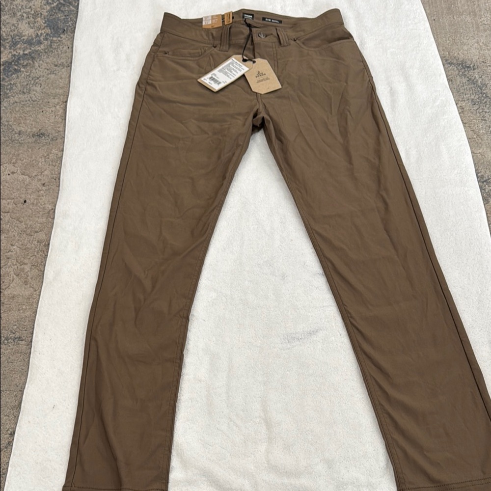 Prana Khaki Slim Pants